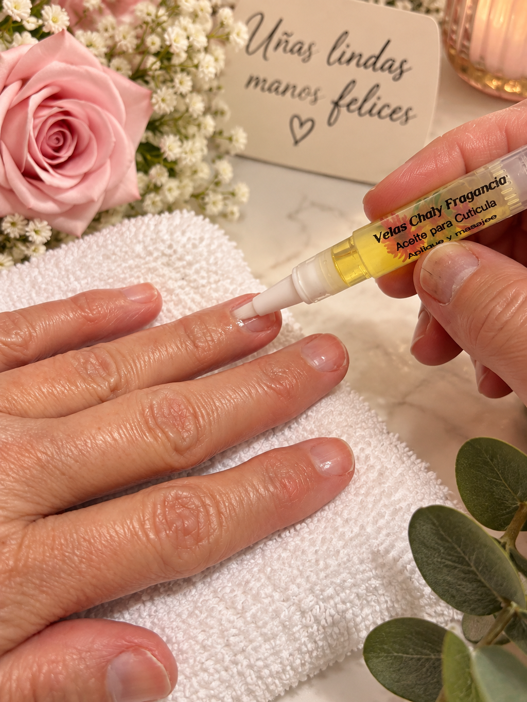 Aceite hidratante para Cutícula